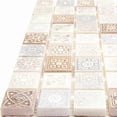 thumbnail image 5 of Artisana 12 x 12 in. Textured Cream and Soft Earthy Stone Mosaic Square Wall and Floor Tile (5 sq ft/case) - 5 Pack, 5 of 5