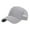 Grey, variant on Trucker Hat Baseball Cap Structured Plain Design 6 Panel Adjustable Size