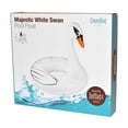 thumbnail image 7 of CocoNut Float: Majestic White Swan Pool Ring - 48"x43" Inflatable, Jumbo Round Water Raft, Anti-Leak, Durable, Party, 7 of 7