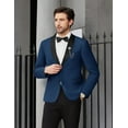 thumbnail image 2 of COOFANDY Mens Casual Suit Blazer Jackets Lightweight Tuxedo Jacket Regular Fit, 2 of 6