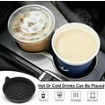 thumbnail image 5 of ThrottleT-Car Cup Holder Coaster, Silicone Cup Holder Insert, Universal Non-Slip Cup Holders, Car Accessories Interior for Women and Man Interior Sets 4 Pack Black, 5 of 6