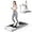 Z-White, variant on THERUN Walking Pad Treadmill Under Desk, Portable Mini Treadmill for Home/Office, Walking Pad Treadmill 2.5HP, Walking Jogging Machine with 265 lbs Weight Capacity Remote Control LED Display
