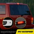 thumbnail image 3 of Nilight Third Brake Light Tail High Mount 3rd Stop Lights Smoked Lens Compatible with Jeep Cherokee 1997 1998 1999 2000 2001 SUV Accessories Rear Cab Lamp, 3 of 7