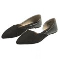 thumbnail image 6 of Alpine Swiss Anya Womens D’Orsay Pointed Toe Ballet Flats Dressy Slip On Shoes, 6 of 7