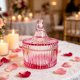 thumbnail image 5 of Vintage Ribbed Glass Jars With Lids Candy Trinket Storage Containers, 5 of 5