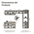 thumbnail image 3 of Cocina Integral Completa Modular Madesa Nice 260cm Crema 07, 3 of 6