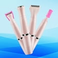 thumbnail image 2 of CTIRCHIU 1 Pce Rasoir Électrique 4 en 1 Appareil de Rasage des Aisselles Privé Tondeuse pour Poils du Corps Machine de Beauté (Rose), 2 of 7