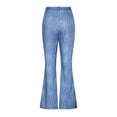 thumbnail image 5 of Bell Bottom Jeans for Women Flared Floral Embroidered Jean Wide Leg Denim Pants, 5 of 8
