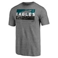 thumbnail image 2 of Men's  Heather Gray Philadelphia Eagles Square Off Tri-Blend T-Shirt, 2 of 3
