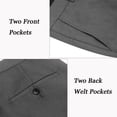 thumbnail image 5 of COOFANDY Men's Classic Fit Flat Front Dress Pants No Iron Premium Casual Pants, 5 of 11