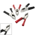 thumbnail image 4 of Luckyn 4 Pcs 30A 75MM Crocodile Alligator Clips Car Van Battery Test Lead Insulated Test, 4 of 10