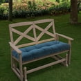 thumbnail image 2 of Indoor Outdoor Bench Cushion 45"x18", Non-Slip Tufted Long Seat Pads, Patio Loveseat Cushion for Window, Garden, Swing, Settee - Navy, 2 of 7