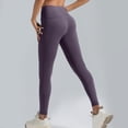 thumbnail image 2 of High Waisted Yoga Pants Women Stretchy Straight Leg Butt Lifting Yoga Tights Tummy Control Comfy Soft Workout Slacks, 2 of 6