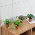 thumbnail image 3 of Gwong Decoración hogareña Apariencia vívida en maceta artificial Fina Obras de trabajo Decoración de la casa Escritorio de oficina Decoración al aire libre Artificial Monstera Hoja para el hogar Gwong 21075122, 3 of 6