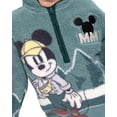 thumbnail image 3 of Mickey Mouse Toddler Boys Graphic Cozy Half Zip Pullover, Sizes 12M-5T, 3 of 8