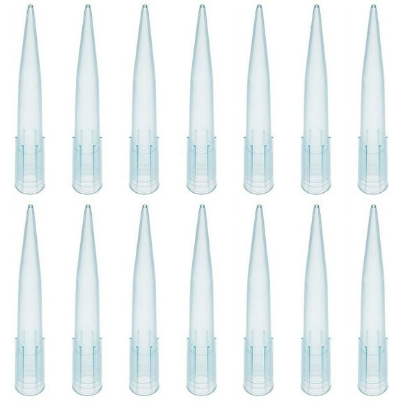 400pcs 400pcs Pipette Tips Plastic Pipettor Tip Pipettor Pipette Tips Clear Blue 1000ul/1ml for Lab Supplies Microchemical Experiment(Polypropylene)