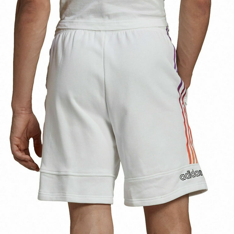 White/Multi-Med Stripe Original Foundation Shorts Ombre Men\'s adidas Sport Sweat