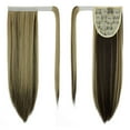 thumbnail image 2 of SHCKE 20"/28" Clip in Ponytail Hair Long Wrap Around Drawstring Ponytail Straight Synthetic Hair Ponytail Clip-in Hairpiece for Women, 2 of 6