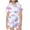 a5-Multicolor, variant on Nskgu Girls Pajamas Set Soft Satin Lightweight Silk Button-Down Top with Shorts 2 Piece PJS for Kids Gifts