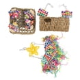 thumbnail image 4 of Bird Bamboo Shredding Toys, Parrot Tunnel Reduce Loneliness Attract Birds Attention Safe Bright Colors Natural Materials With Natural Scent For Resting ANGGREK NO, 4 of 8