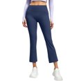 thumbnail image 2 of JOANKDMI High Waisted Bootcut Yoga Pants for Women Tummy Control Cropped Flare Leggings Athletic Workout Activewear Stretch Trousers for Gym Running Everyday Wear, 2 of 5