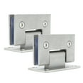 thumbnail image 1 of Bisagra De Puerta De Vidrio, 2 Piezas Bisagras De Puerta De Vidrio Sin Marco Para La Escuela, 1 of 7