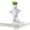 B, variant on Partheme Creative Small Fake Plants Artificial Succulents in Ceramic Human Shaped Pots Cute Office Plants for Desk Home Decor Funny Ceramic Faux Succulent Perfect Humorous Gift Idea, A