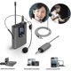 thumbnail image 1 of Micrófono de auriculares inalámbricos UHF con Transmisor Bodypack y Mini receptor recargable Brillar, 1 of 4
