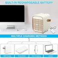 thumbnail image 2 of Portable Air Conditioner, Air Cooler With 3 Speeds, Cooling Fan With Atomization Spray Ti Function, Mini Ac For E Office Bedroom, Kitchen, Do, 2 of 3