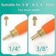 thumbnail image 4 of Adjustable Stainless Steel Spray Wand for Lawn Care, Garden Watering Nozzle with Rubber Grip & Brass Fittings, 4 of 5