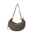 thumbnail image 5 of Women Dumplings Bag Korean Styles Shoulder Bag Simple Crossbody Bag Shopping Bag Solid Color Messengers Bag for Everyday, 5 of 9