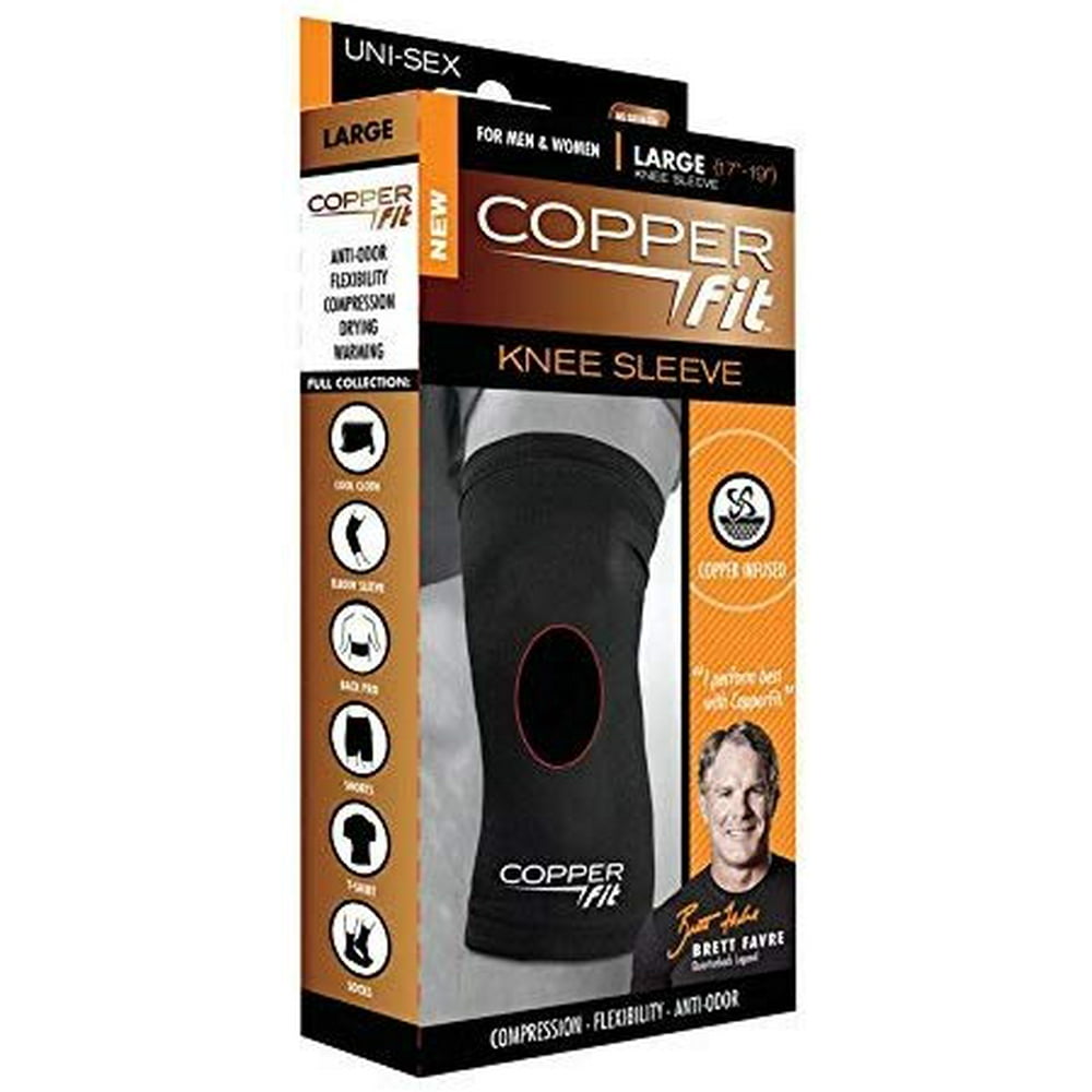 Copper Fit Compression Knee Sleeve, Large