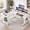 White, variant on L-shaped Standing Desk – Adjustable Height Electric Desk With Memory Controller