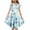 5#Multicolor, variant on AUNVITO Girls Summer Floral Print Tiered Dress with Elastic Waist and Pockets, Short Sleeve Round Neck Flutter Sleeve Dress