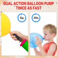 thumbnail image 4 of Balloon Pump Hand Held – Two Way Dual Action Inflator Air Pump for Balloons, 4 of 6