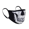 thumbnail image 2 of Rothco Half Skull Reusable 3-Layer Polyester Face Mask, 2 of 2