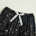 thumbnail image 5 of Luxalzxs Women's Pajama Pants Bowknot Elastic Waist Lounge Pants Sleepwear Soft Cozy Relaxed Fit Wide Leg Floral Print Pajama Bottoms, 5 of 5
