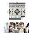 thumbnail image 5 of Hokiten Kitchen Dinner Napkins Set of 4 Southwest Ethnic Cloth Napkins Reusable Washable Table Napkins for Weddings Cocktail Parties Holiday Table Decor 20x20 Inch, 5 of 8
