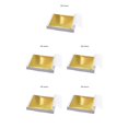 thumbnail image 1 of Bearachild 100 Uds hoja de aluminio 9x9cm práctica K hoja de oro puro brillante para dorar líneas de muebles para el hogar artesanías de pared Type2 NO2 Bearachild CBP147604, 1 of 6