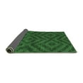 thumbnail image 2 of Ahgly Company Indoor Rectangle Abstract Emerald Green Modern Area Rugs, 5' x 8', 2 of 4