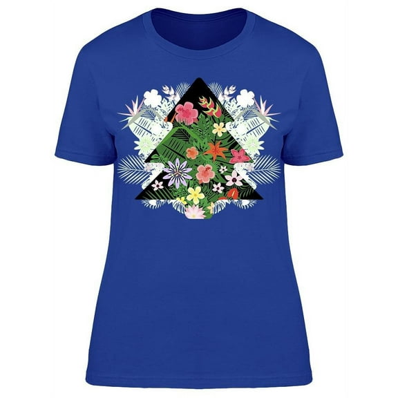 Colorful Christmas Tree T-Shirt Women -Image by Shutterstock, Female 3X-Large
