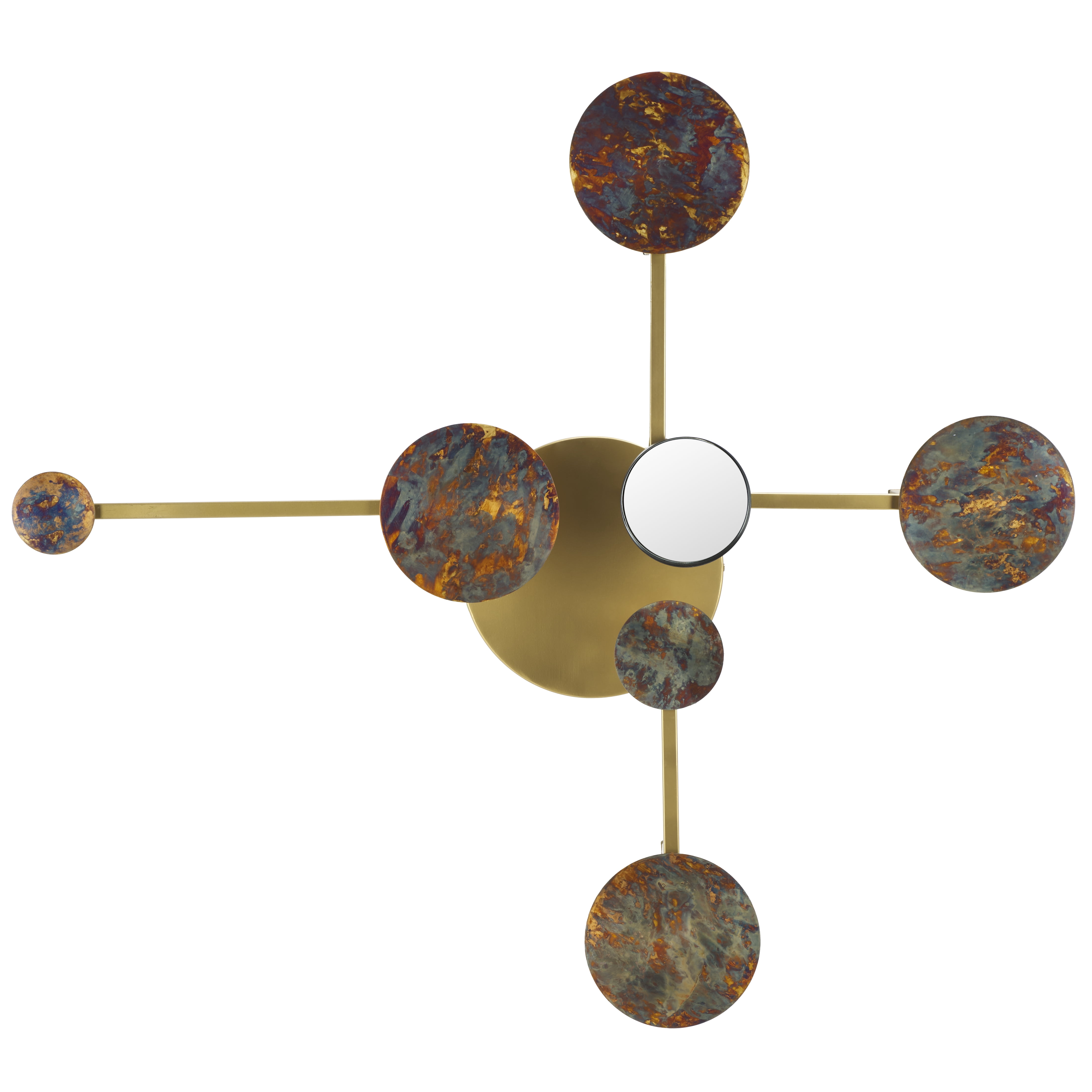 Safavieh Emera Modern Antique Brass Iron Wall Décor