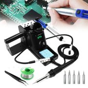 OUKANING Soldering Station, 60W 110V Digital Soldering Station Kit / Conversion LED Display Solder Bracketfor Lab/SMD/PCD/DIY