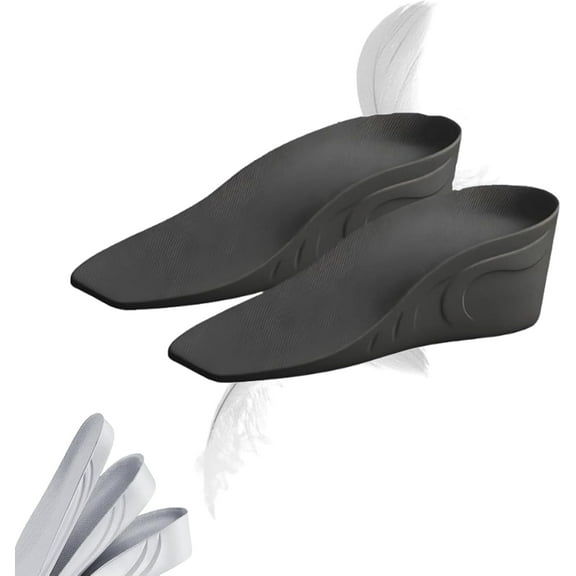 Faditi Orthopedic Highpads 3.0, Orthopedic High Pads for Men, Orthop𝐞𝐝𝐢𝐜 Height Insoles (Black,0.59in/1.5cm)