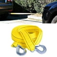 thumbnail image 3 of FUTUREORYY 1Set Yellow Trailer Rope for Car Towing Heavy Duty Straps with Vibration Reduction and Fluorescent Safety, 3 of 8