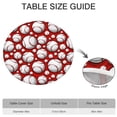 thumbnail image 6 of Red Baseballs Pattern Round Fitted Tablecloth with Elastic Edge,Dining Table Cover Waterproof,Outdoor Round Tablecloth for Camping,Dining,Indoor and Outdoor, 6 of 7