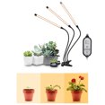 thumbnail image 3 of Luz Para Plantas Con Clip, 3 Cabezales, Resistente Al Agua, Luz Roja, Blanca Y Cálida, Luz LED Para Cultivo De Plantas Con Clip De Espectro Completo Para Plantas De Interior, 3 of 7