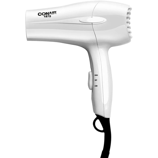 Secadora de CABELLO Conair Ceramica y Turmalina 1875W Blanca 30/3ES