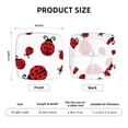 thumbnail image 6 of Daiia Fly Flying Ladybug Stretch Individual Couch Cushion Slipcovers Reversible Cushion Protector Slipcovers Sofa Cushion Protector Covers Milk Silk-16.9in, 6 of 9