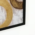 thumbnail image 6 of LuxenHome 2-Piece Gold and Brown Metal with Black Rectangle Frame Wall Decor Set, 6 of 6